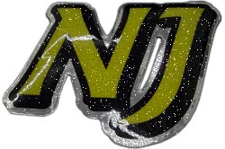 Domed Metal Flake Lettering